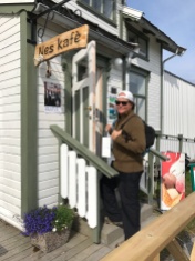 The One Cafe we failed to eat at on Vega Island.